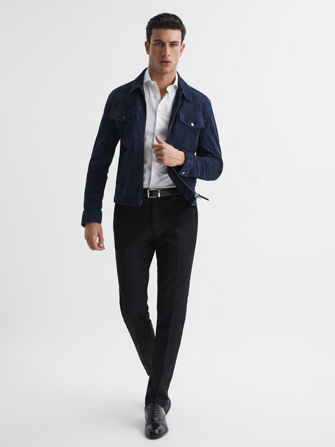 Reiss Storm Cotton Twill Slim Fit Shirt - REISS