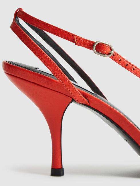 Reiss red shoes best sale