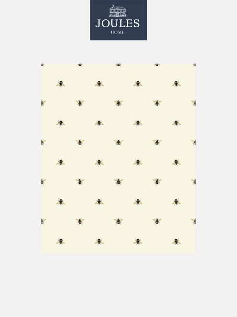 Creme Botanical Bee Wallpaper Sample Wallpaper Joules