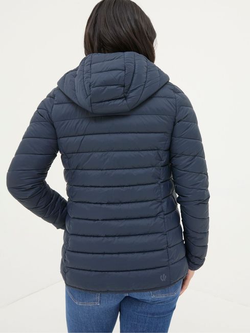 Ruby Navy Lightweight Puffer Jacket FatFace