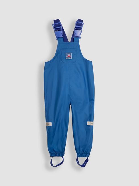 Cobalt Blue Pack Away Waterproof Dungarees