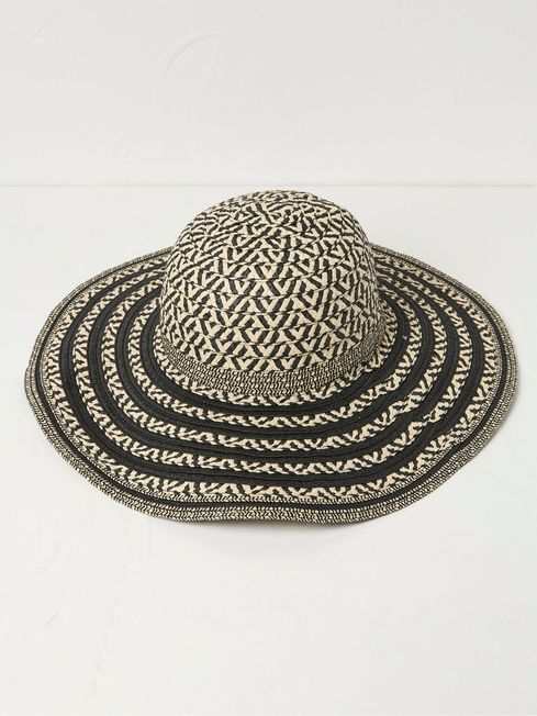 Fat face straw bag discount