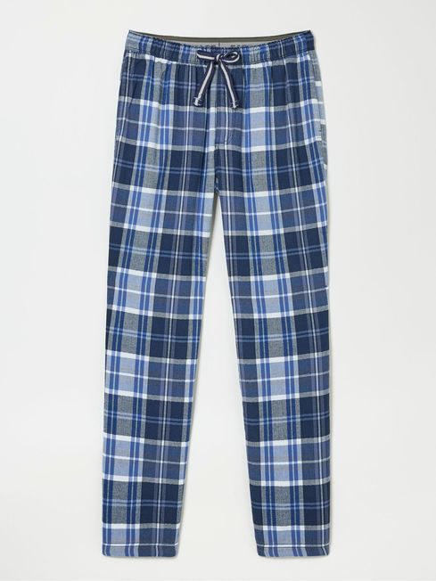 Anglesey Light Blue Check Pyjama Bottoms FatFace