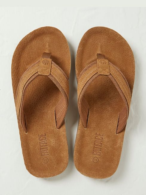 Burcott Natural Flip Flops FatFace