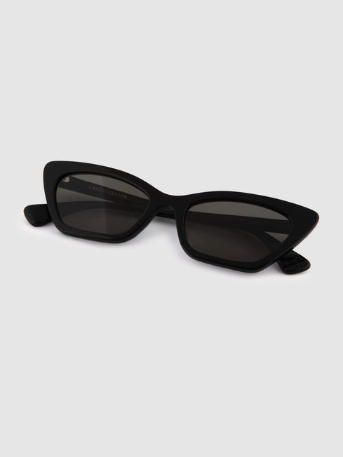 Curry and Paxton Cat Eye Sunglasses in Black