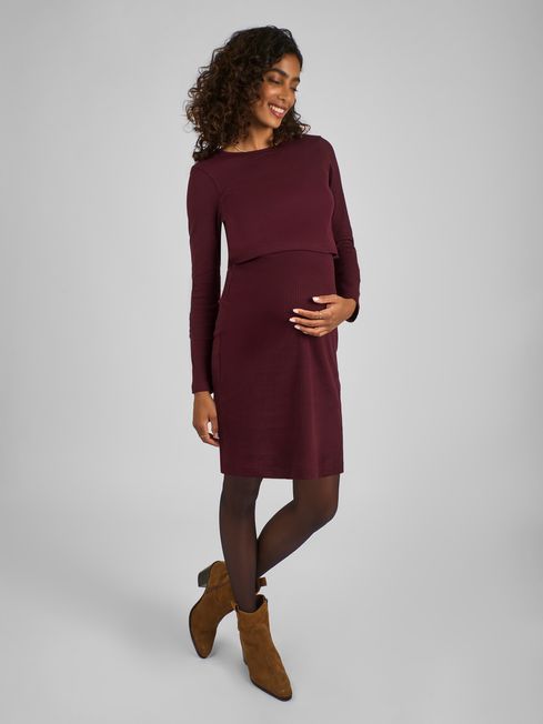 Red nursing dress best sale