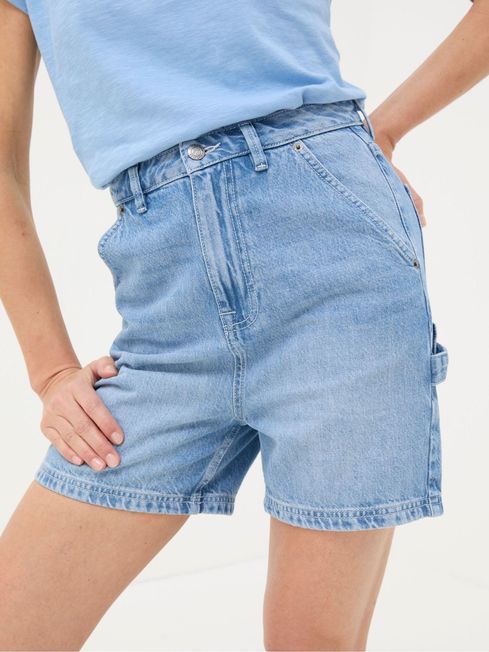 Cali Blue Denim Carpenter Shorts FatFace