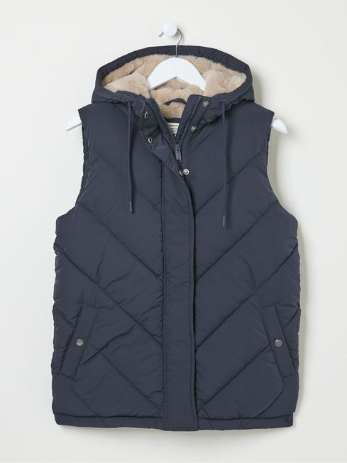 Gem Navy Puffer Gilet FatFace