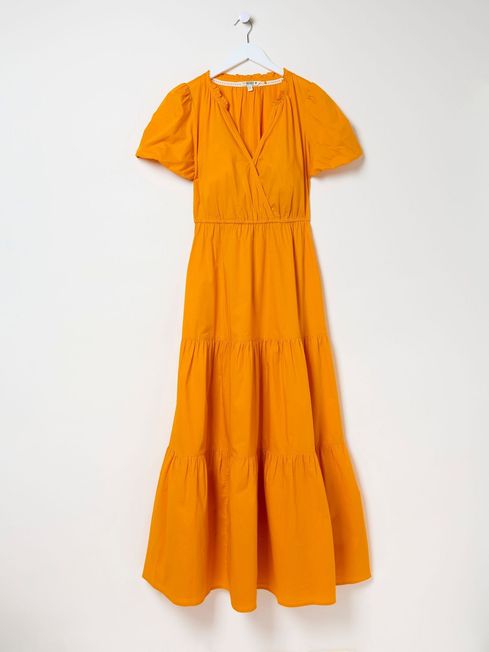 Aubrey Orange Maxi Dress FatFace