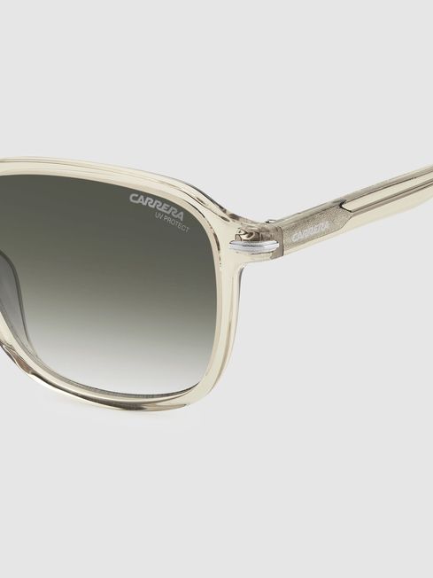 Monokel Carrera Eyewear Transparent Frame Sunglasses in Grey