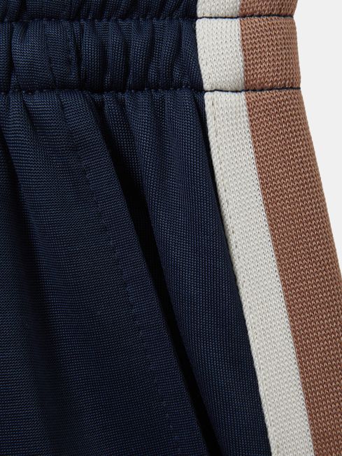 The Upside Contrast Stripe Drawstring Joggers in Navy