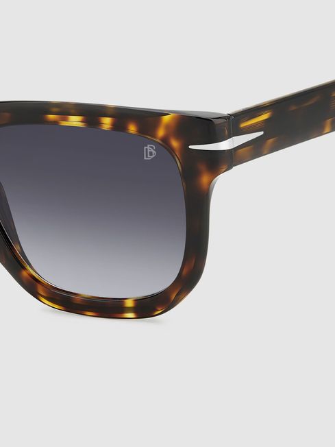 David Beckham Eyewear by Tortoiseshell Sunglasses in Tortoise