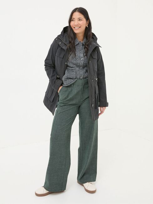 Tiegan Black Waterproof Coat FatFace