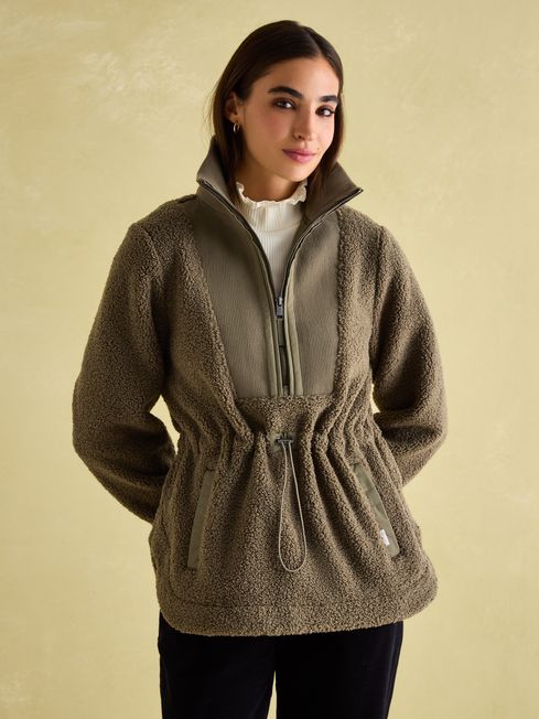 Khaki green fleece hot sale
