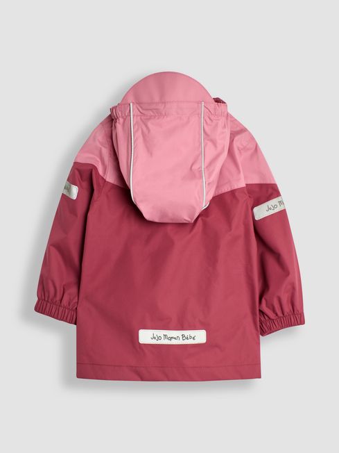 Bright Pink Pack Away Rain Jacket