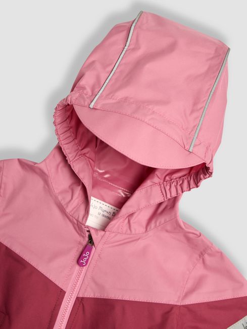 Bright pink windbreaker discount