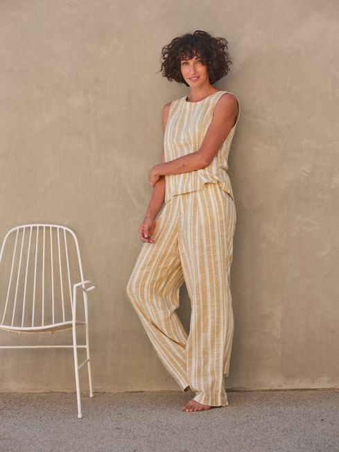 Fatface linen trousers top