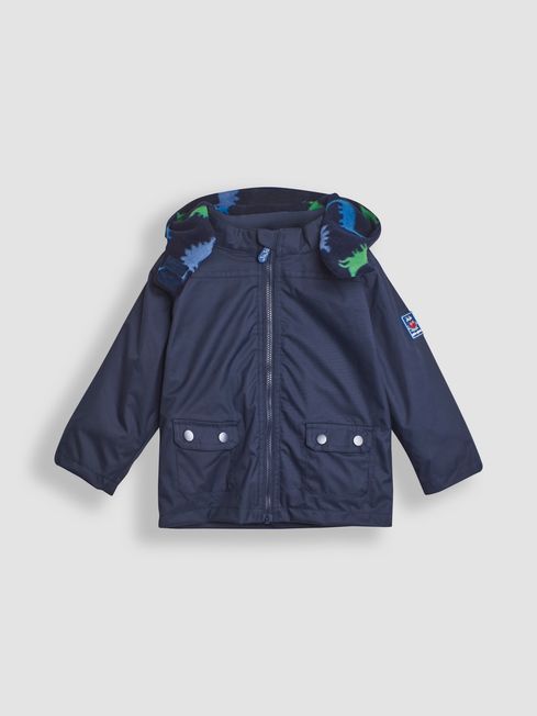 Cobalt Blue Dinosaur 4 In 1 Polarfleece Jacket