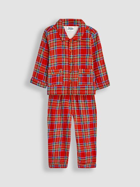 Red Check Woven Pyjamas