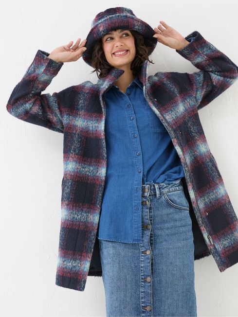 Fat face wool coat store