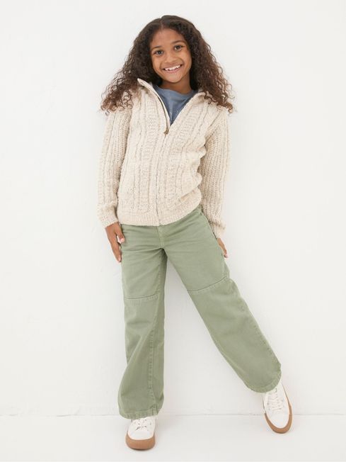 Alicia Cream Knit Hoodie
