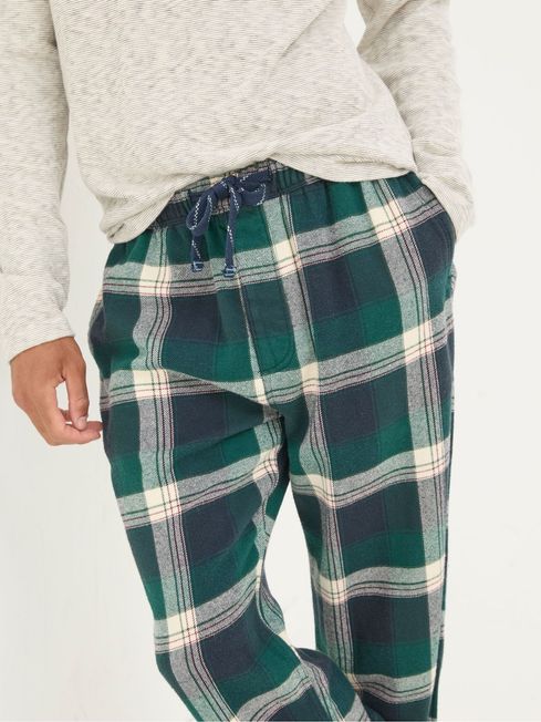 Green Oxshott Check Pyjamas FatFace