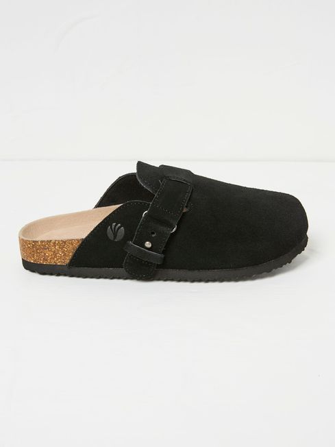 Womens black house slippers outlet