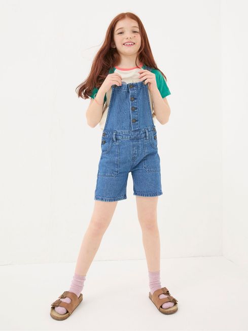 Fat face denim dungaree dress sale