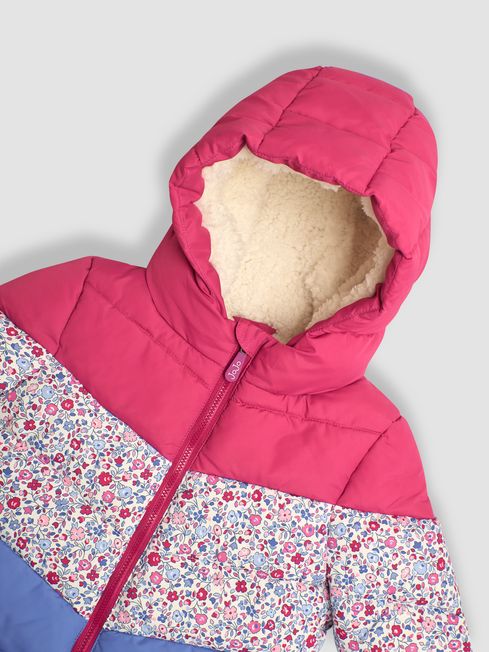 Berry puffer jacket top