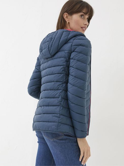 Ruby Teal Blue Lightweight Puffer Jacket FatFace