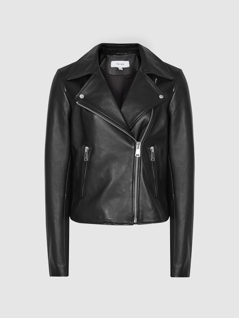 Reiss leather jacket new arrivals