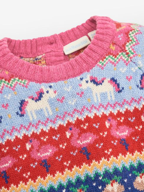 Girls unicorn jumper best sale