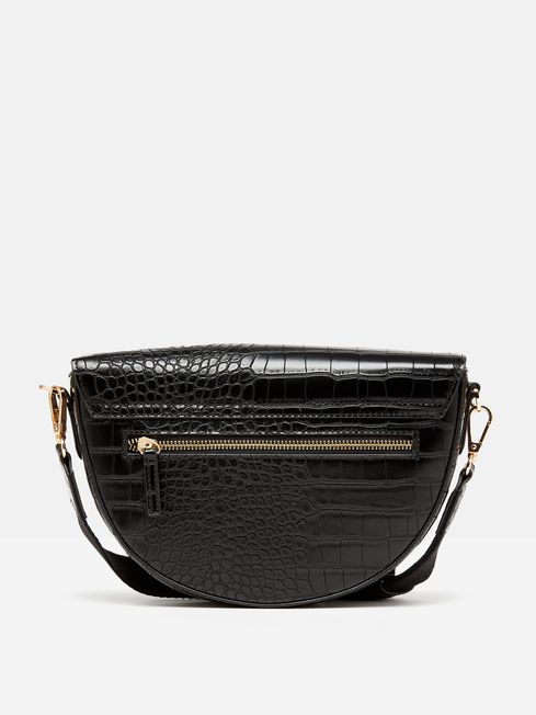 Joules Clara Black Half Moon Cross Body Bag