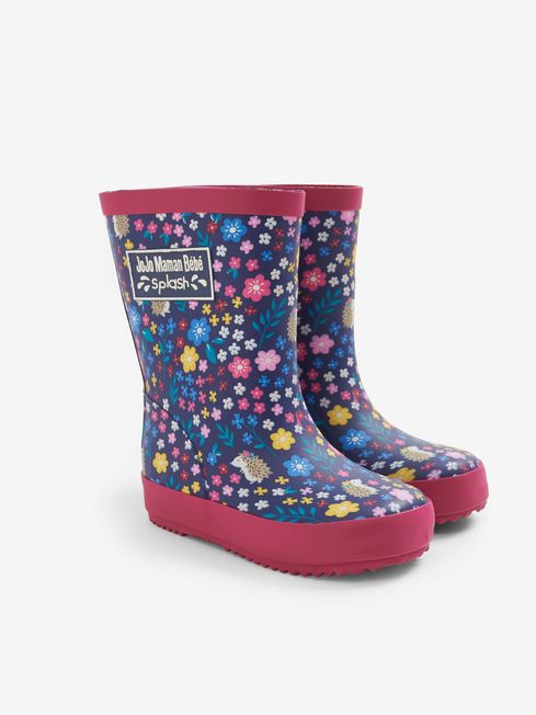 Navy Blue Woodland Wellies JoJo Maman Bebe