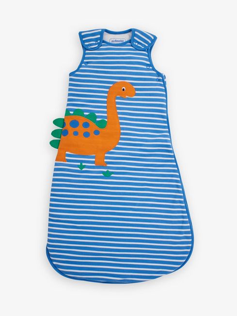 JoJo Maman Bébé Blue Dino Appliqué 2.5 Tog Baby Sleeping Bag