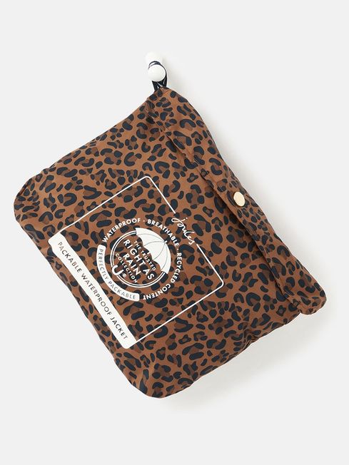 Joules leopard raincoat discount
