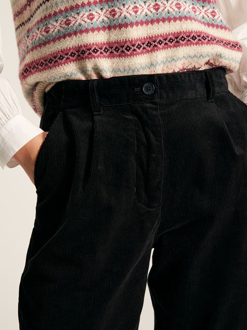 Tapered corduroy trousers womens sales