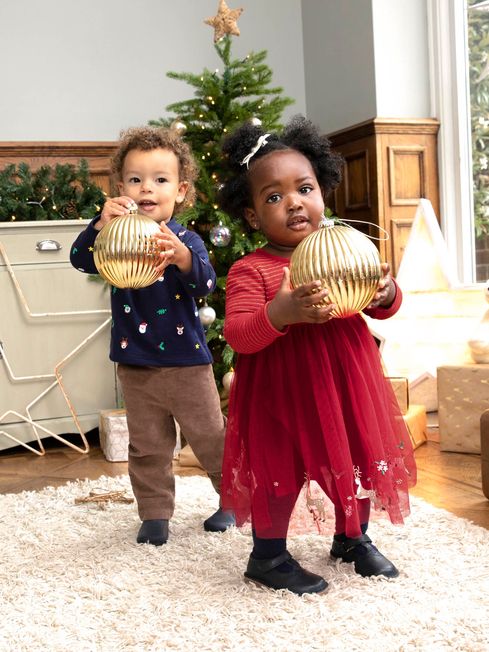 Buy JoJo Maman B b Reindeer Party Dress from the JoJo Maman B b