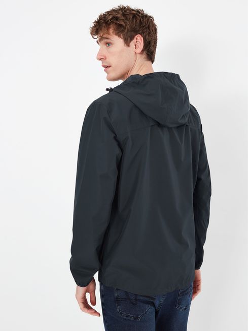 Joules black 2025 raincoat
