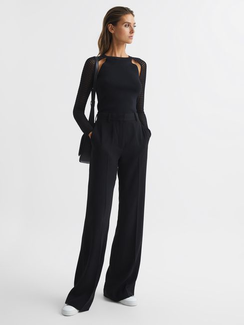 Black twist front jumper discount