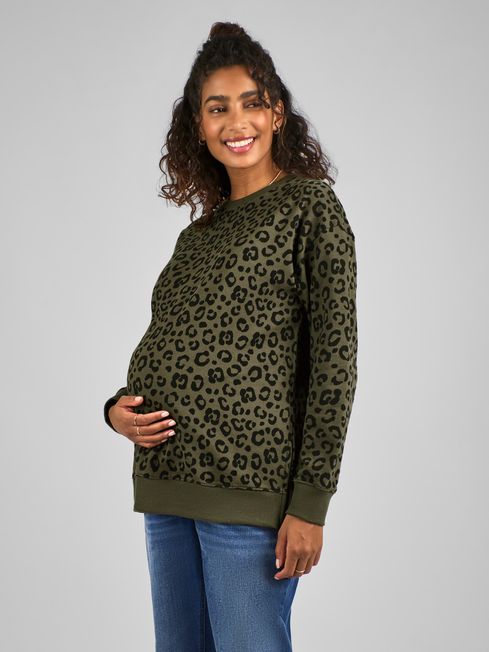 Maternity animal print best sale