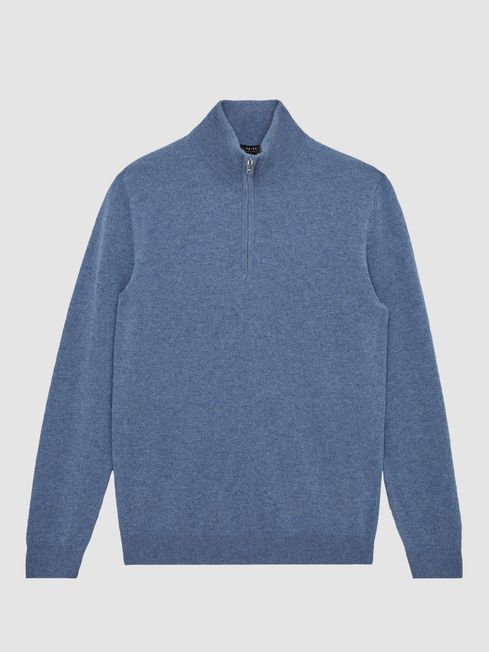 Slim fit half zip jumper cheap