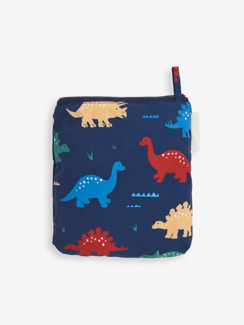 JoJo Maman B b Navy Dino Pack Away Waterproof All In One