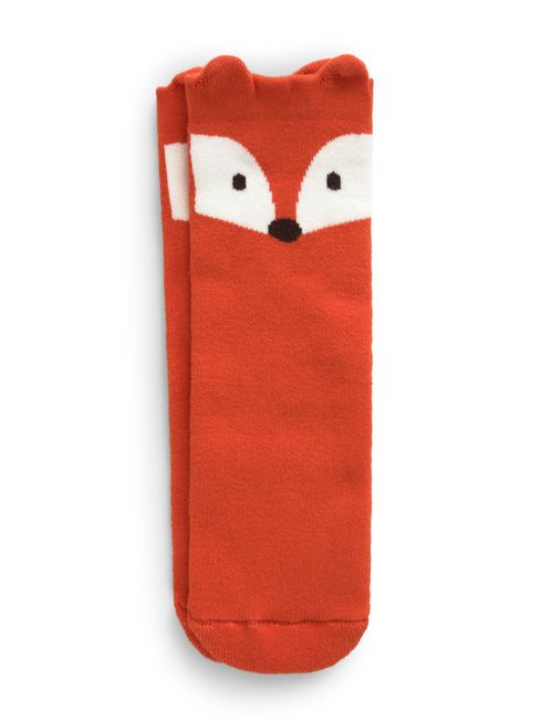 JoJo Maman Bébé Rust Kids' Fox Wellie Socks