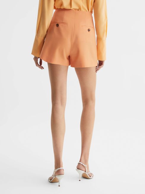 Tailored Shorts in Orange