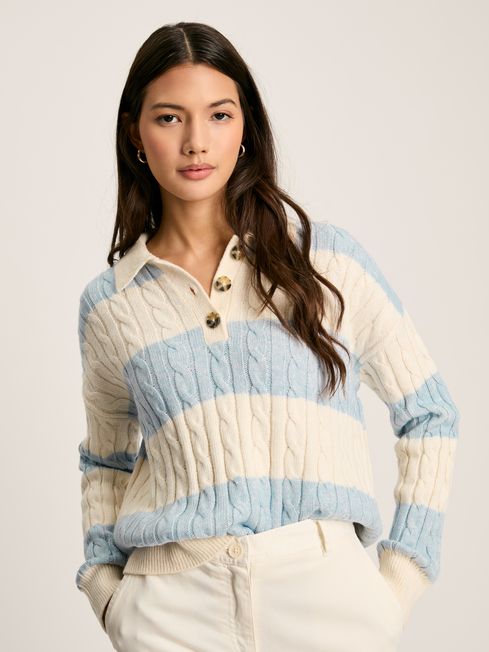 Joules cable knit jumper outlet