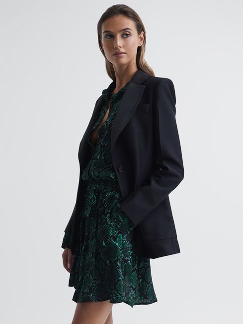 Reiss dark green dress online