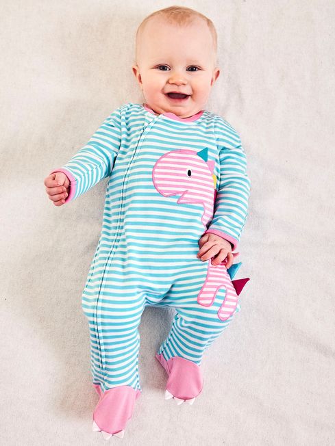 Baby girl dinosaur sleepsuit store