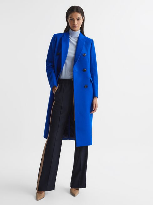 Reiss blue coat outlet