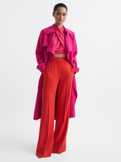 Reiss store pink coat